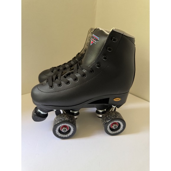 Sure-Grip Shoes - Sure-Grip International Black Quad Roller Skates Size US 5 EU 37 UK 4 High Top